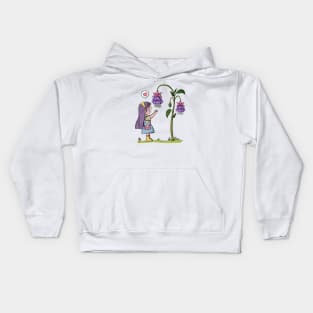 The Girl and the Flower Kids Hoodie